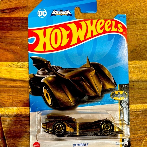 Hot Wheels Black and Gold Batmobile Toy Car - Picture 1 of 1